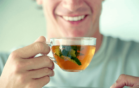 té de herbas para aumentar a potencia