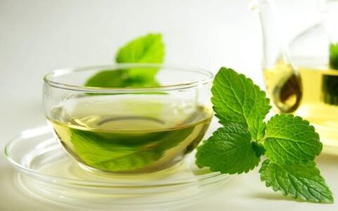 té de menta para aumentar a potencia