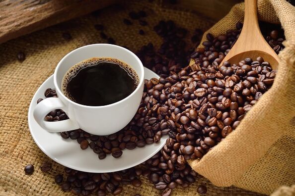café e o seu efecto sobre a potencia